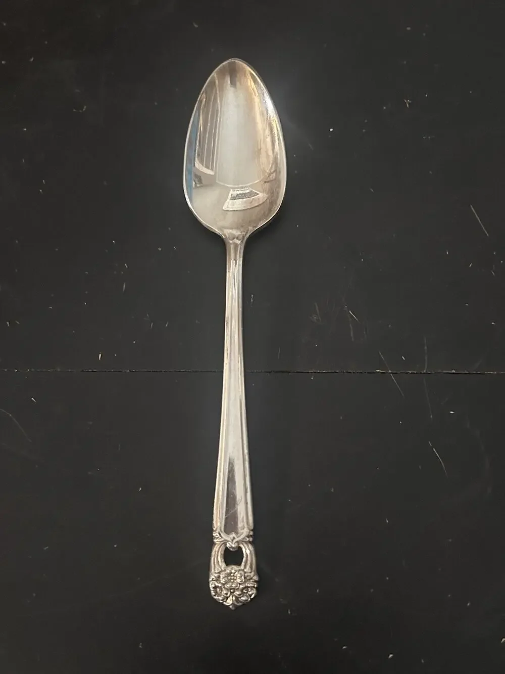 1847 Rogers Bros Eternally Yours Silverplate Serving Spoon Vintage 1941